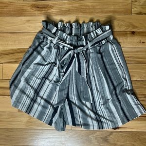 Lularoe size medium striped dressy shorts